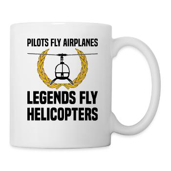 Pilot Helicopter Helicopter Slogan Hobby Pilot - Mug - white - Right