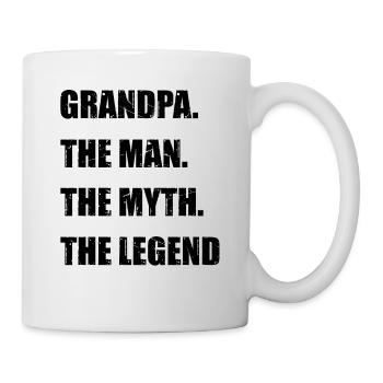 Papi. L’homme. Le mythe. La légende - Mug blanc - blanc - Droite