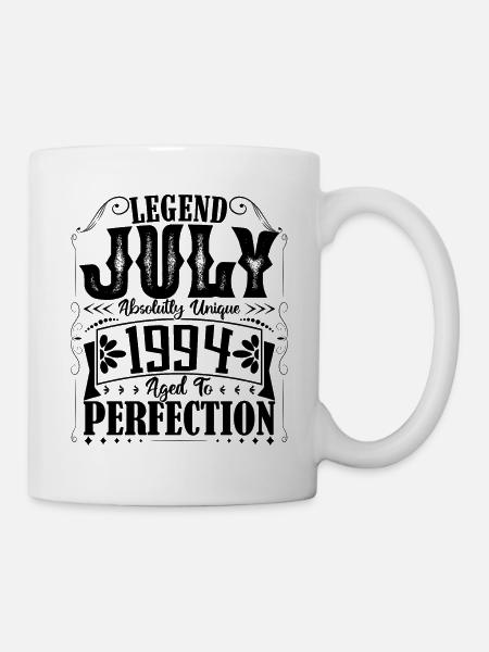 Juli 1994. Geburtstagsgeschenk Juli 1994. - Tasse - Weiß