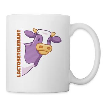 Fromage de crème glacée au lait tolérant au lactose - Mug blanc - blanc - Droite