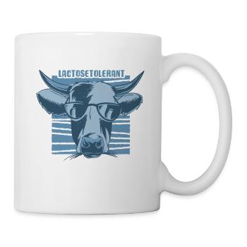 Fromage de crème glacée au lait tolérant au lactose - Mug blanc - blanc - Droite