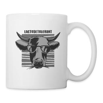 Fromage de crème glacée au lait tolérant au lactose - Mug blanc - blanc - Droite