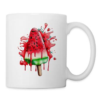 Watermelon Ice Wassermelone Eis - Tasse - Weiß - Rechts
