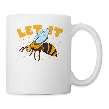 Let it Bee - Tasse - Weiß - Rechts