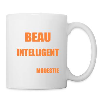 Je Suis Beau et Intelligent Mais ma Principale... - Mug blanc - blanc - Droite