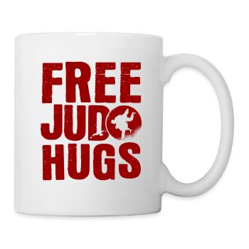 Japanischer Kampfsport Judo - Tasse - Weiß - Rechts