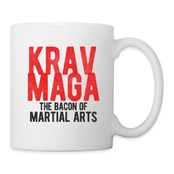 Israelischer Kampfsport Krav Maga - Tasse - Weiß - Rechts