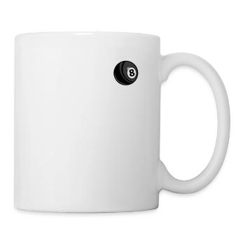 Pool Logo Emblem Snooker Billiard Table Billiards - Mug - white - Right