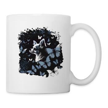 Chihuahua | Chien mignon | Papillon | - Mug blanc - blanc - Droite