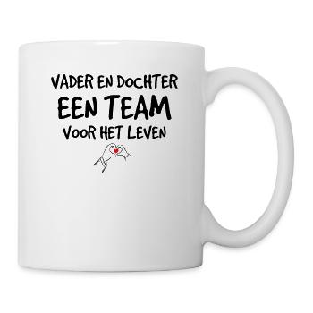 Vader en dochter voor het leven - Tasse - Weiß - Rechts