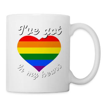 I have love in my heart. - Mug - white - Right