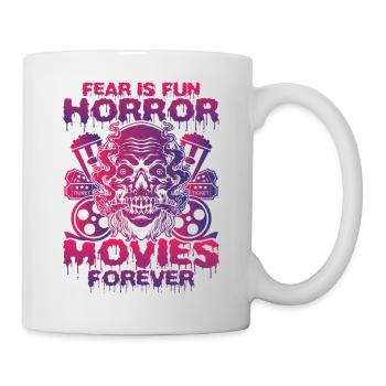 Zombie Horror Horror Film Festival + Halloween - Mug - white - Right