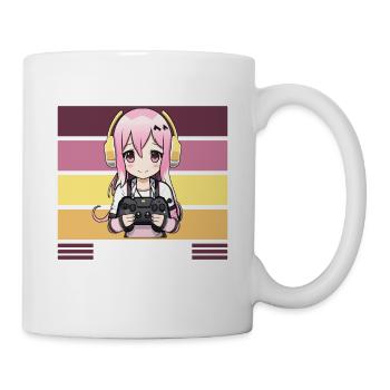 Gaming Konsole PC Zockerin Mädchen Gamer Girl - Tasse - Weiß - Rechts