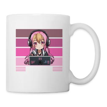 Gaming Konsole PC Zockerin Mädchen Gamer Girl - Tasse - Weiß - Rechts