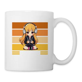 Gaming Konsole PC Zockerin Mädchen Gamer Girl - Tasse - Weiß - Rechts