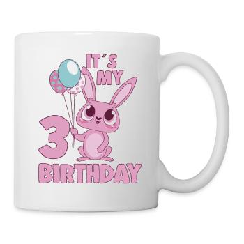 C’est mon 3 anniversaire 3 ans Bday Girl Idée cadeau - Mug blanc - blanc - Droite