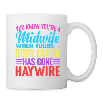 Quand votre horloge biologique s’est détraquée 2 - Mug blanc - blanc - Droite