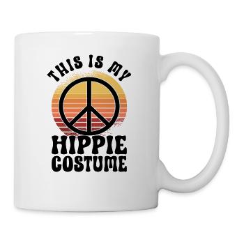Hippie Peace Sign Peace Flowers Flower Child - Mug blanc - blanc - Droite