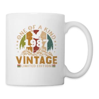 1987 Vintage Born In 1987 Birthday Gift - Mug - white - Right