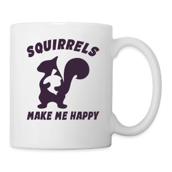 Niedliches Eichhörnchen für Eichhörnchenliebhaber - Tasse - Weiß - Rechts