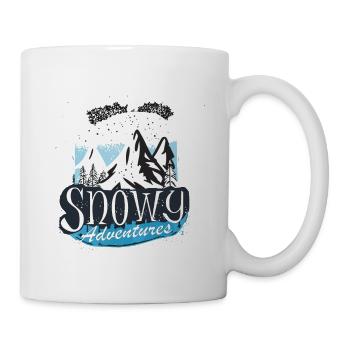SNOWY ADVENTURES - Mug - white - Right