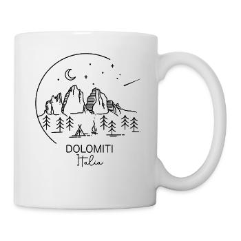 Dolomites Trois Pics Tre Cime di Lavaredo Randonnée - Mug blanc - blanc - Droite