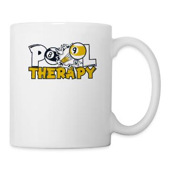 Pool Therapy Snooker Billards Table Billard - Mug blanc - blanc - Droite