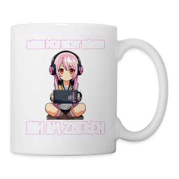 Gaming Konsole PC Zockerin Mädchen Gamer Girl - Tasse - Weiß - Rechts