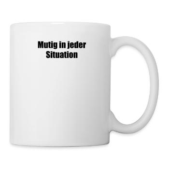 Feuerwehr - Mutig in jeder Situation - Tasse - Weiß - Rechts
