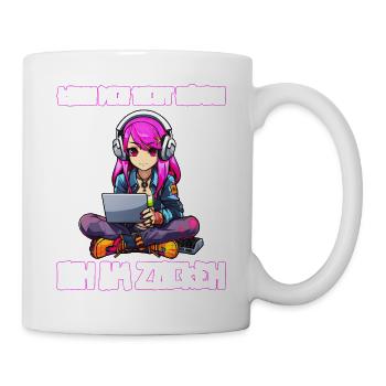 Gaming Konsole PC Zockerin Mädchen Gamer Girl - Tasse - Weiß - Rechts