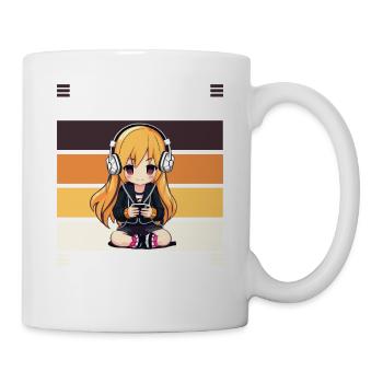 Gaming Konsole PC Zockerin Mädchen Gamer Girl - Tasse - Weiß - Rechts