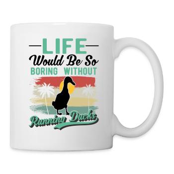 Indian Running Duck Gift Running Duck - Mug - white - Right
