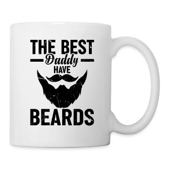 The Best Daddy Have Beards - Fathers Day Daddy - Mug - white - Right