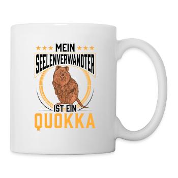 Quokka ist mein Seelenverwandter Beuteltier - Tasse - Weiß - Rechts