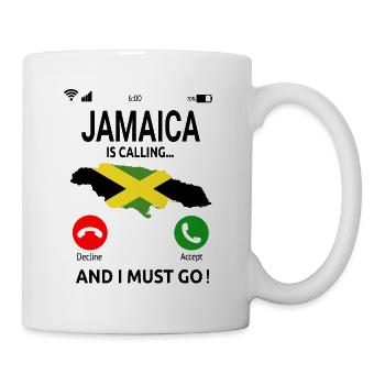 La Jamaïque appelle Caribbean Vacations - Mug blanc - blanc - Droite