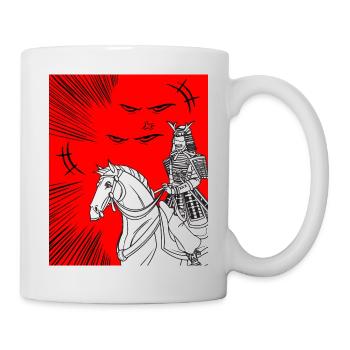 Cavalier Samouraï Japon Manga Anime - Mug blanc - blanc - Droite