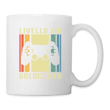 Niveau Oncle Débloqué Rétro Jeux Vidéo Gamer - Mug blanc - blanc - Droite