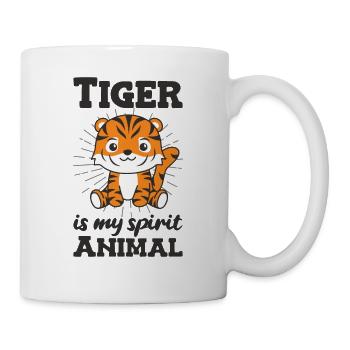 Tiger is my spirit animal - süßer Tiger - Mug - white - Right