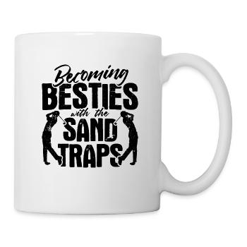 Golfplatz zum Golfen Golf - Tasse - Weiß - Rechts