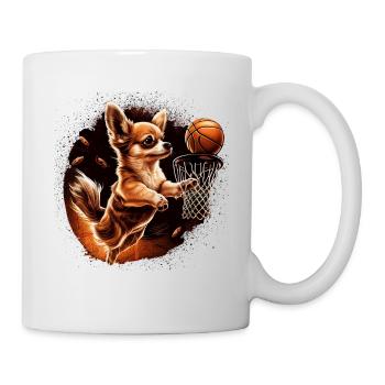 Chihuahua | Basketball | Player | Sport | Dunk | - Mug - white - Right