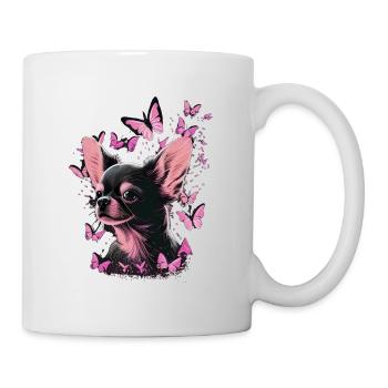 Chihuahua Chien Papillon 15 - Mug blanc - blanc - Droite