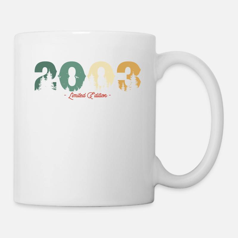 Geburtstagsgeschenk 2003 geboren - Tasse - Weiß