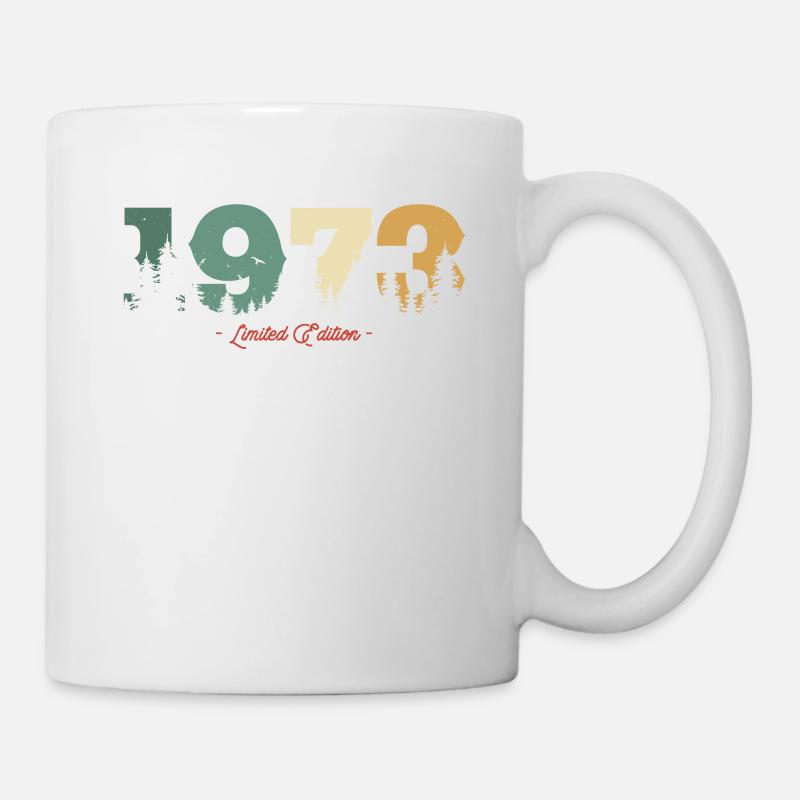 Cadeau d’anniversaire né en 1973 - Mug blanc - blanc