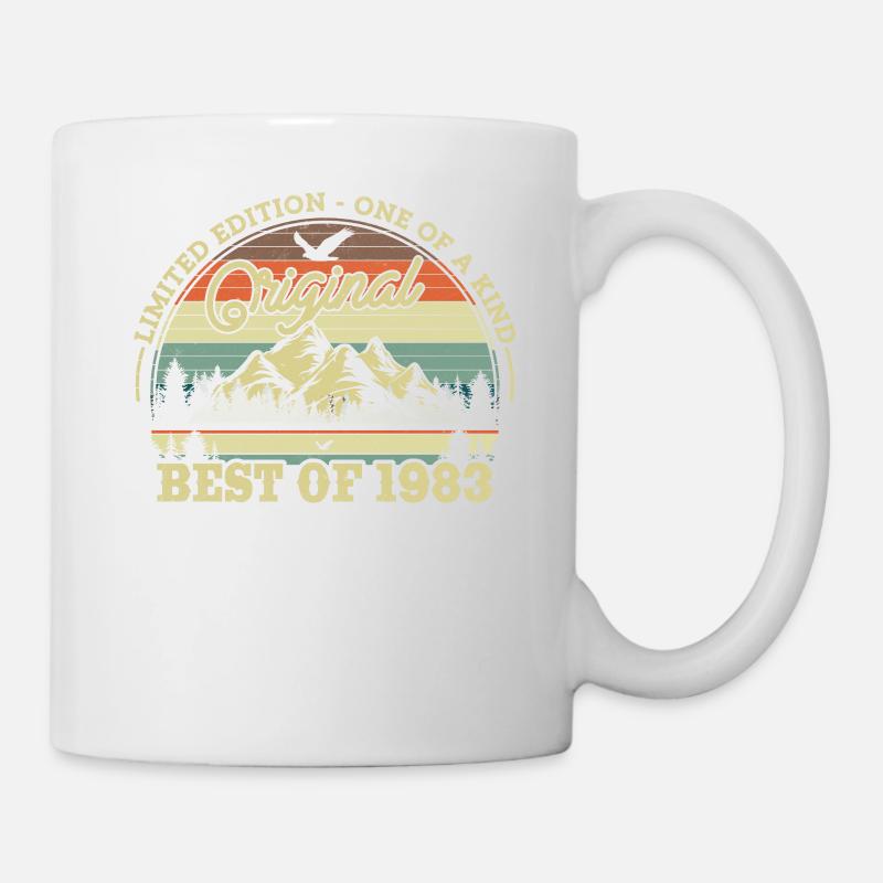 Cadeau d’anniversaire né en 1983 - Mug blanc - blanc