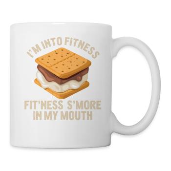 Fun s’mores guimauves camping fitness gym - Mug blanc - blanc - Droite