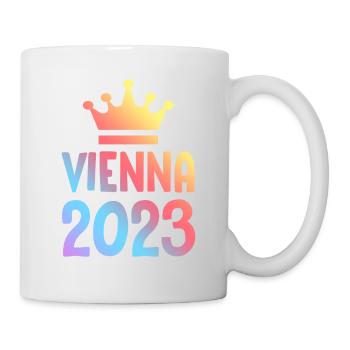Vienna 2023 Wien Krone - Mug - white - Right