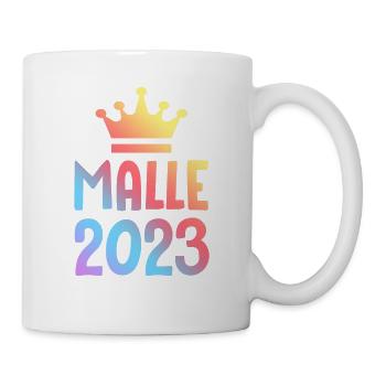 Malle 2023 Couronne - Mug blanc - blanc - Droite