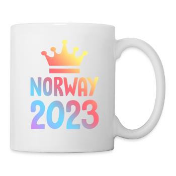 Norway 2023 Krone - Tasse - Weiß - Rechts