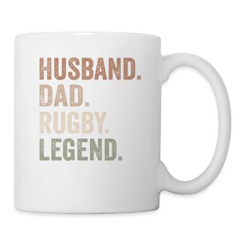 Rugby Sport Design for your Rugby Husband - Mug blanc - blanc - Droite