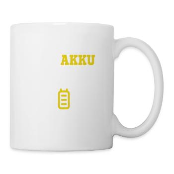 Why do I drive with a battery? Because it's more awesome is EBike - Mug - white - Right